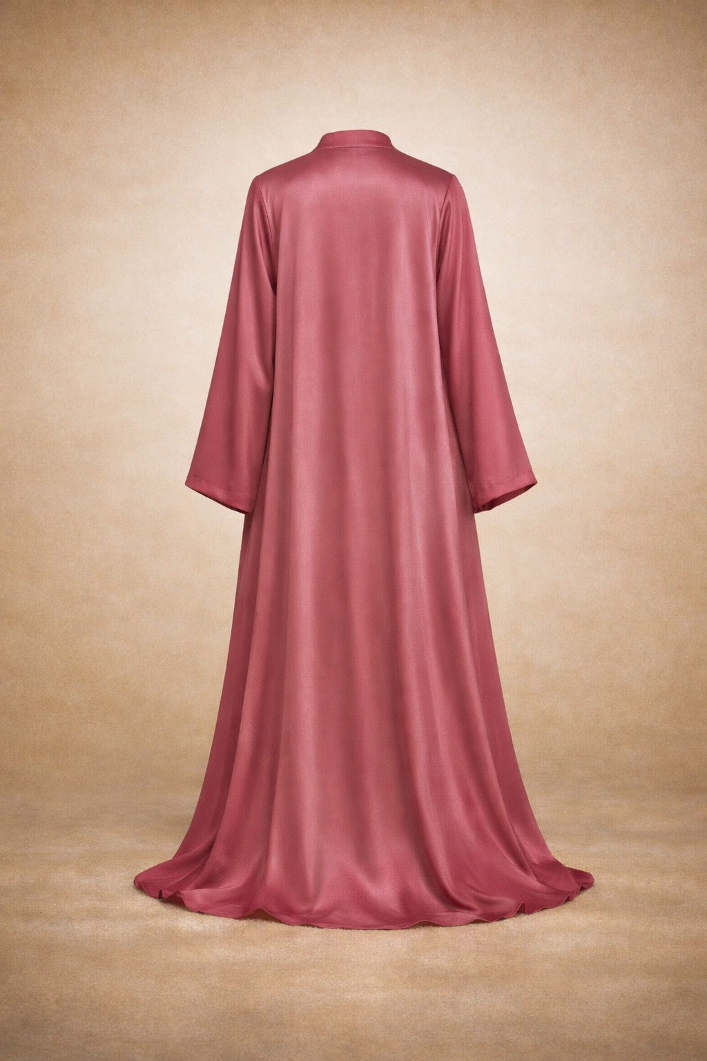 Elegant Rose Satin Throw Over