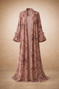 Elegant Pink Batik Throw Over